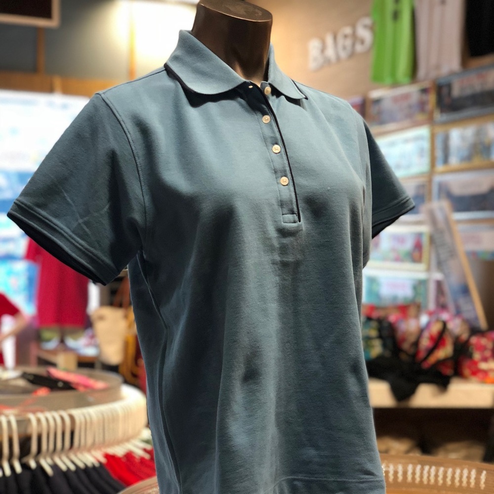 Demon & Jones Blue with Black Accent Polo